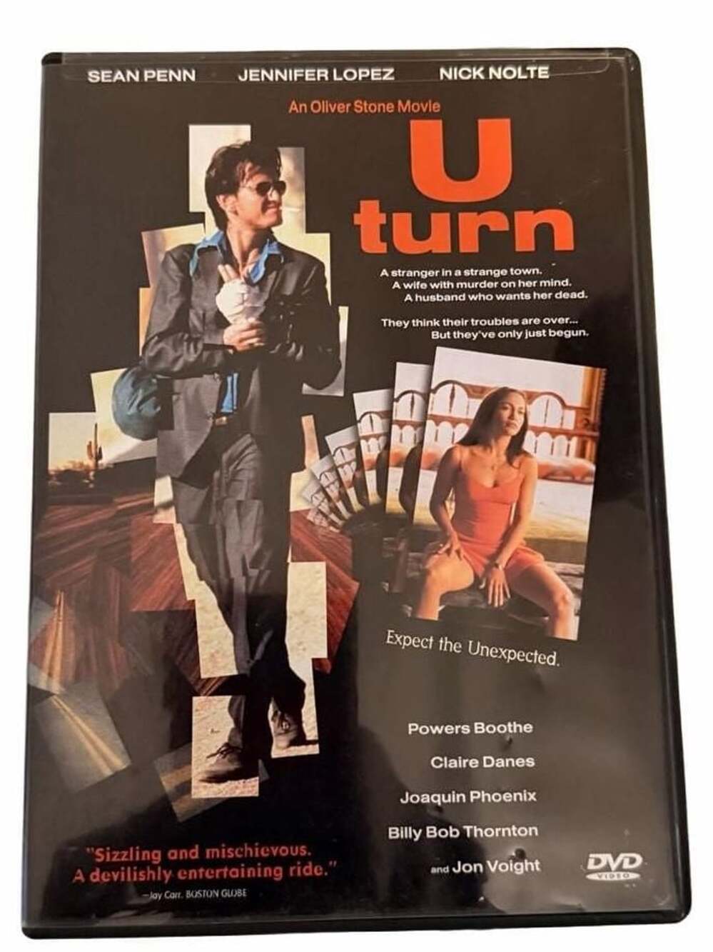 U-Turn DVD 1997 Oliver Stone Film Sean Penn Jennifer Lopez